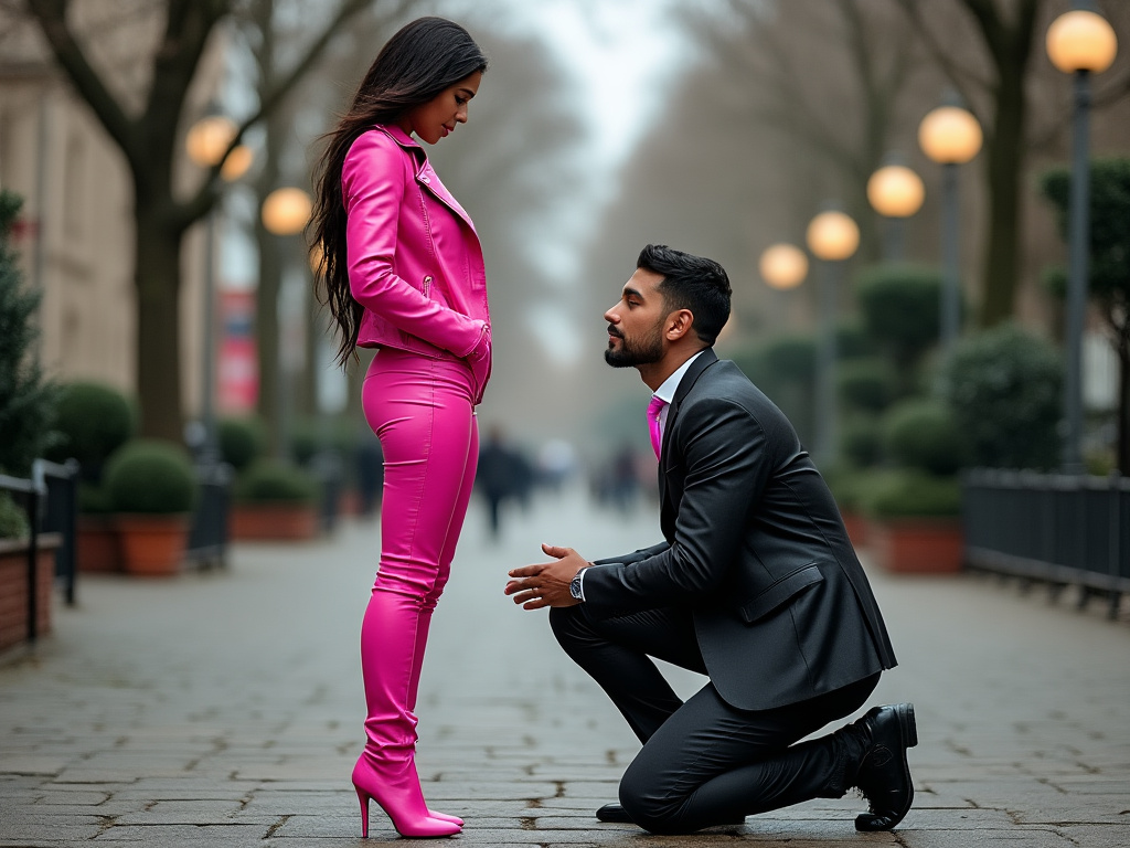 Men Bowing to Women